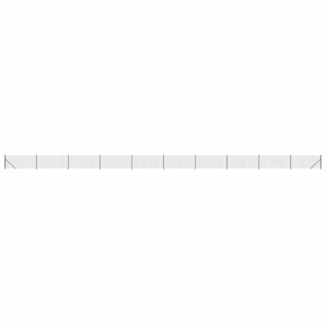 Draadgaashek met flens 0,8x25 m antracietkleurig 8720845780531 2
