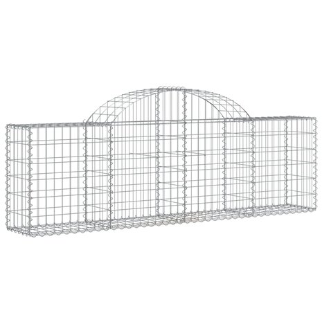Schanskorven 9 st gewelfd 200x30x60/80 cm gegalvaniseerd ijzer 8720845566586 3