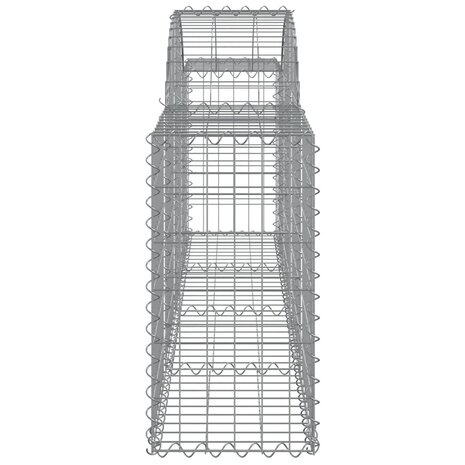 Schanskorven 9 st gewelfd 200x30x60/80 cm gegalvaniseerd ijzer 8720845566586 5