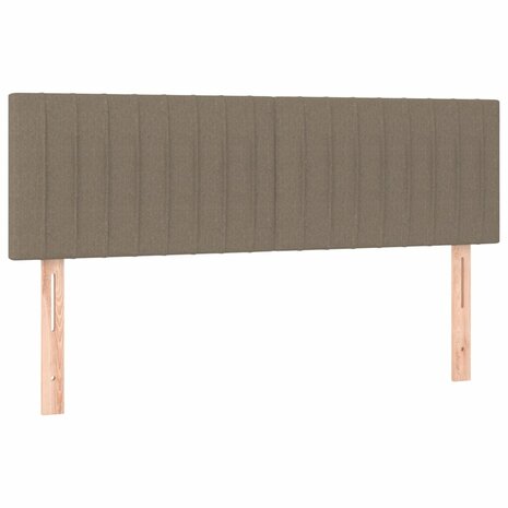 Boxspring met matras stof taupe 140x200 cm 8720287454458 6
