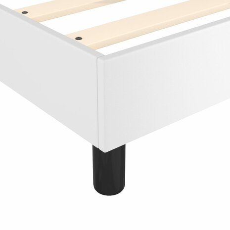 Boxspring met matras kunstleer wit 160x200 cm 8720845547677 7