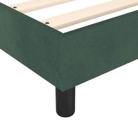 Boxspring met matras fluweel donkergroen 80x200 cm 8720845547998 7