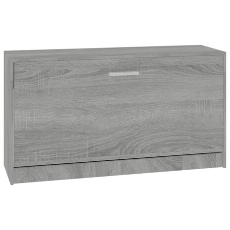 Schoenenbank 80x24x45 cm bewerkt hout grijs sonoma eikenkleur 8720286946169 2