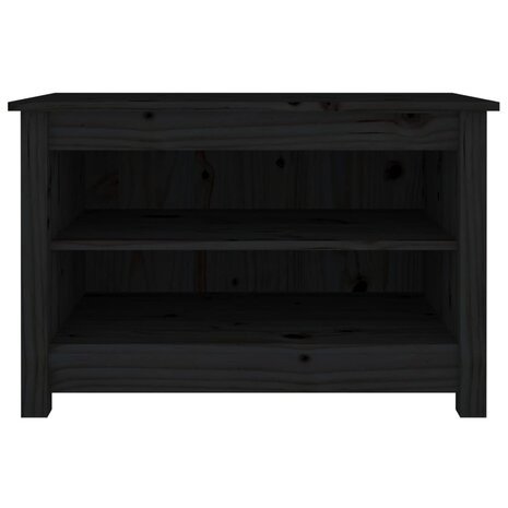 Schoenenbank 70x38x45,5 cm massief grenenhout zwart 8720286922644 3