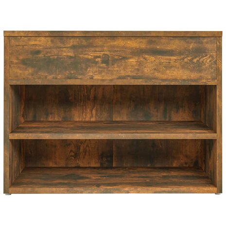 Schoenenbank 60x30x45 cm bewerkt hout gerookt eikenkleurig 8720286956977 6