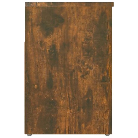 Schoenenbank 60x30x45 cm bewerkt hout gerookt eikenkleurig 8720286956977 8