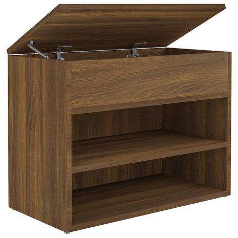 Schoenenbank 60x30x45 cm bewerkt hout bruineikenkleurig 8720286956991 2