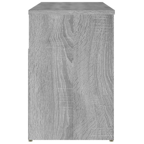 Schoenenbank 80x30x45 cm bewerkt hout grijs sonoma eikenkleurig 8720286957011 7