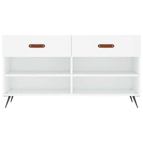 Schoenenbank 102x35x55 cm bewerkt hout wit 8720845441883 6