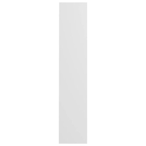 Wandschoenenkast 80x18x90 cm bewerkt hout wit 8720286559789 5