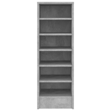 Schoenenkast 31,5x35x90 cm bewerkt hout betongrijs 8720286646830 3