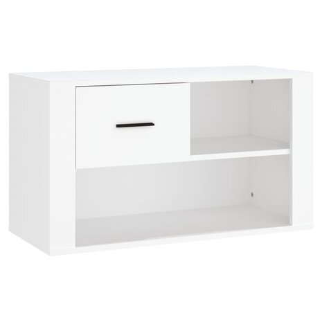Schoenenkast 80x35x45 cm bewerkt hout wit 8720287221968 2