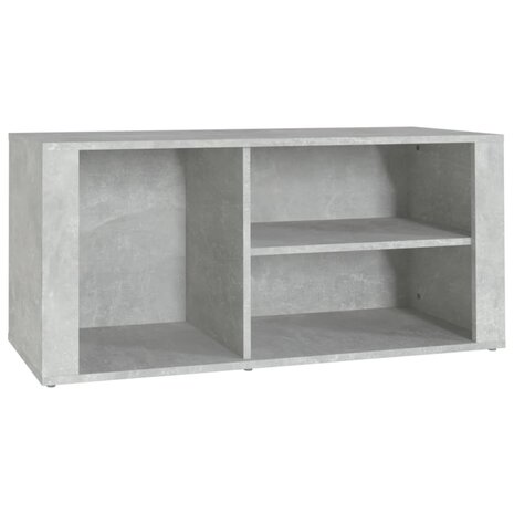 Schoenenkast 100x35x45 cm bewerkt hout betongrijs 8720287223283 2