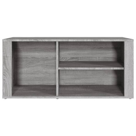 Schoenenkast 100x35x45 cm bewerkt hout grijs sonoma 8720287223306 5