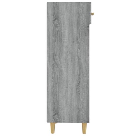 Schoenenkast 30x35x105 cm bewerkt hout grijs sonoma eikenkleur 8720287086697 5