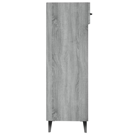 Schoenenkast 30x35x105 cm bewerkt hout grijs sonoma eikenkleur 8720287086727 5