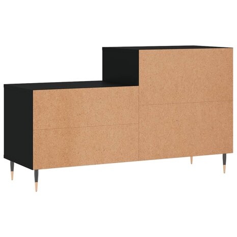 Schoenenkast 102x36x60 cm bewerkt hout zwart 8721012114203 6
