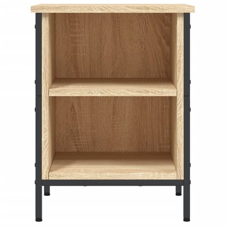 Schoenenkast 38x35x50 cm bewerkt hout sonoma eikenkleurig 8720845774462 4