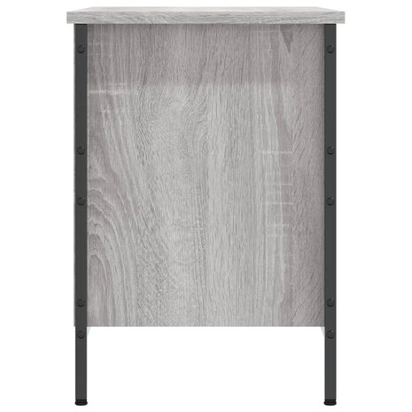 Schoenenkast 69x35x50 cm bewerkt hout grijs sonoma eikenkleurig 8720845774530 5
