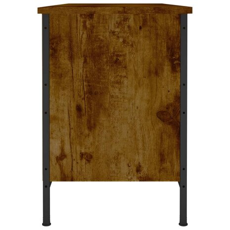 Schoenenkast 100x35x50 cm bewerkt hout gerookt eikenkleurig 8720845774578 6