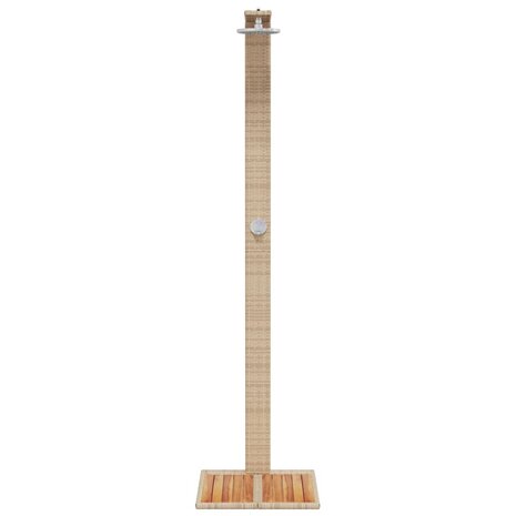 Buitendouche 50x55x224 cm poly rattan en acaciahout beige 8721012448285 5