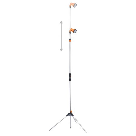 Buitendouche met statief 221 cm aluminium 8719883856612 2