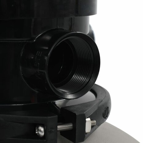 Zwembadzandfilter met 4-positie ventiel 350 mm grijs 8718475719076 4