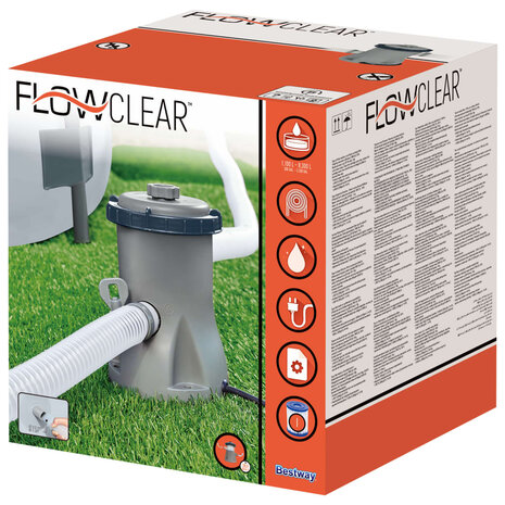 Bestway Zwembadfilterpomp Flowclear 1.249 L 6942138966268 9