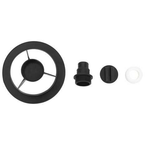 Zwembadzandfilter met 6-voudig ventiel zwart 8720286670453 8