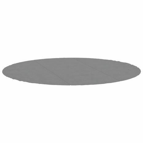 Zwembadgrondzeil Ø396 cm polyester geotextiel lichtgrijs 8720845773922 3