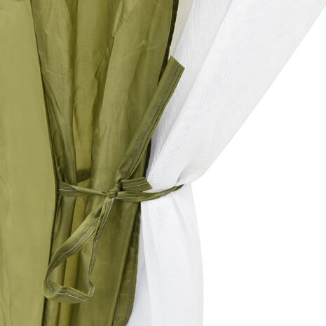 Zwembadtent 500x433x250 cm stof groen 8720286152201 6