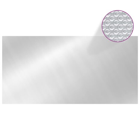 Zwembadhoes 975x488 cm PE zilverkleurig 8720286154861 3