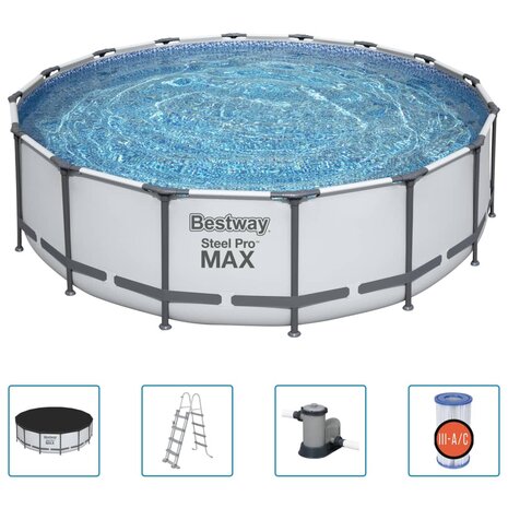 Bestway Steel Pro MAX Zwembadset 488x122 cm 8721012052468 2