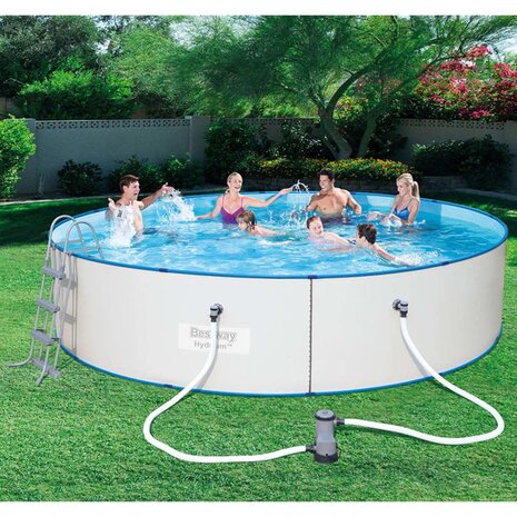 Bestway Hydrium Zwembadset rond 460x90 cm stalen frame 6942138955859 3