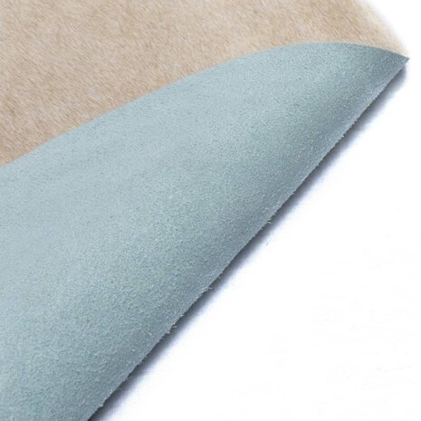 Vloerkleed 150x170 cm echte runderhuid beige 8719883670409 4
