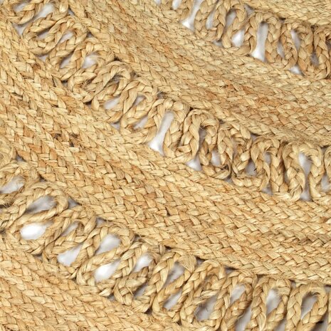 Vloerkleed handgemaakt 210 cm gevlochten jute 8720286980514 5