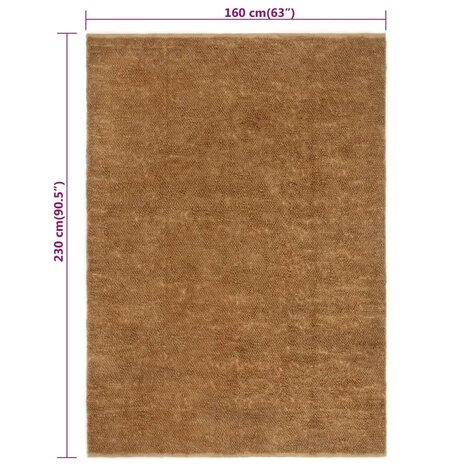Vloerkleed lussenpool handgemaakt 160x230 cm jute en katoen 8720287071204 9