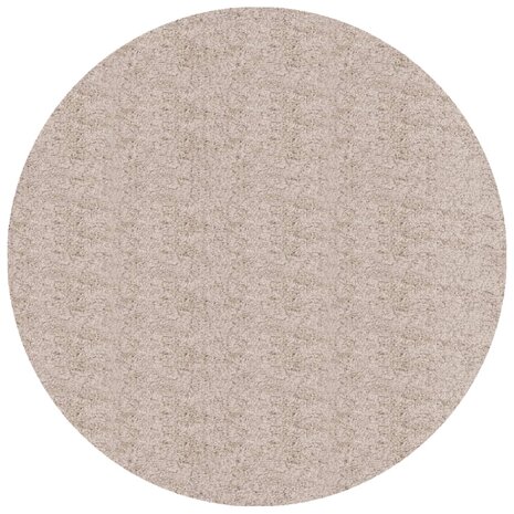 Vloerkleed PAMPLONA shaggy hoogpolig modern Ø 80 cm beige 8721012228221 2