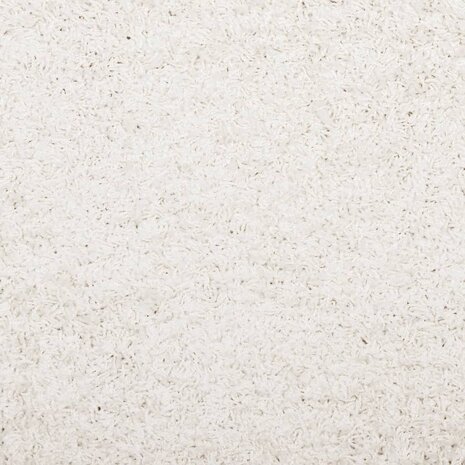 Vloerkleed PAMPLONA shaggy hoogpolig modern 60x110 cm crème 8721012228290 9
