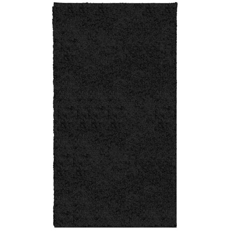 Vloerkleed PAMPLONA shaggy hoogpolig modern 60x110 cm zwart 8721012228733 2