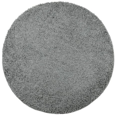 Vloerkleed PAMPLONA shaggy hoogpolig modern Ø 120 cm groen 8721012229129 2