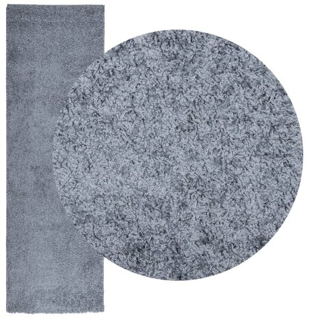 Vloerkleed PAMPLONA shaggy hoogpolig modern 80x250 cm blauw 8721012229204 3