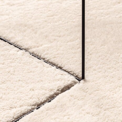 Vloerkleed HUARTE laagpolig zacht wasbaar Ø 100 cm beige 8721012226296 8