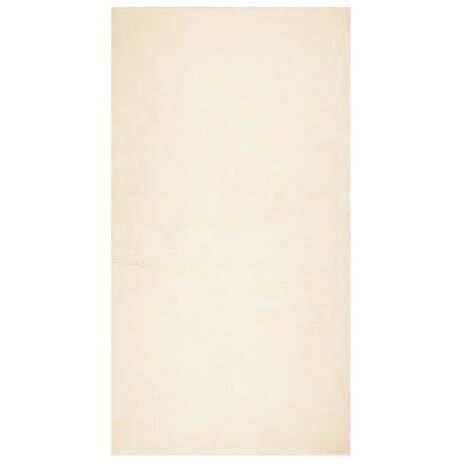 Vloerkleed HUARTE laagpolig zacht wasbaar 60x110 cm crème 8721012226333 2