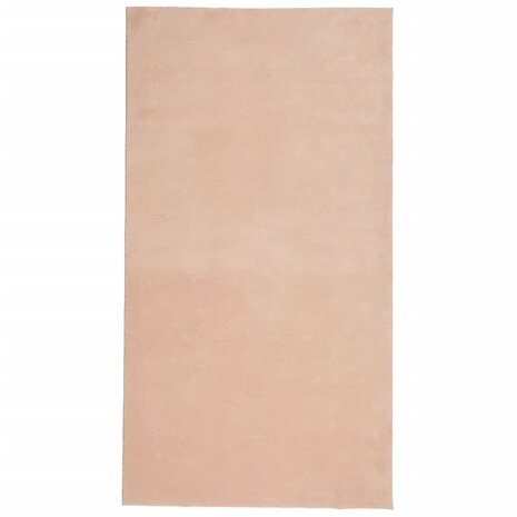 Vloerkleed HUARTE laagpolig zacht wasbaar 80x150 cm roze 8721012227484 2