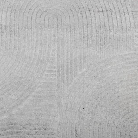 Vloerkleed IZA laagpolig Scandinavisch Ø 100 cm grijs 8721012230590 9