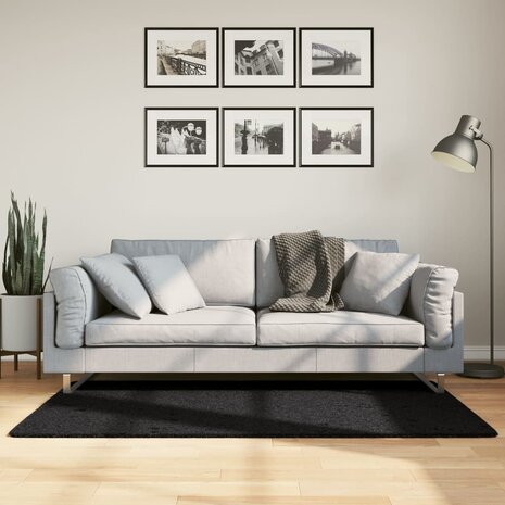 Vloerkleed OVIEDO laagpolig 80x150 cm zwart 8721012231528 1