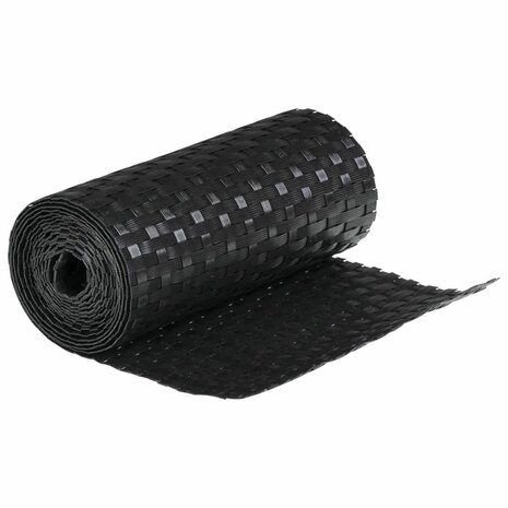 Balkonschermen 5 st 255x19 cm poly rattan zwart 8721012431416 4