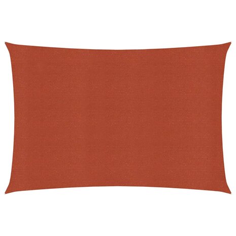 Zonnezeil 160 g/m² 2x3 m HDPE terracottakleurig 8720286099001 1