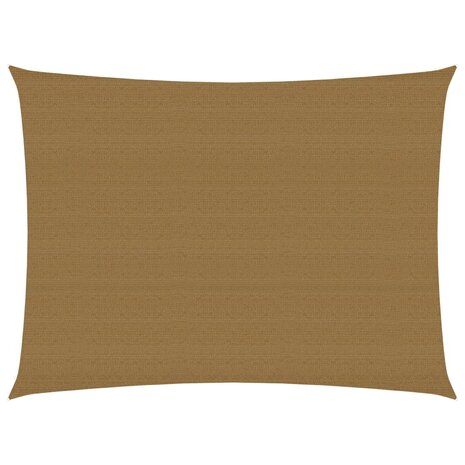 Zonnezeil 160 g/m² 2x3 m HDPE taupe 8720286099551 1